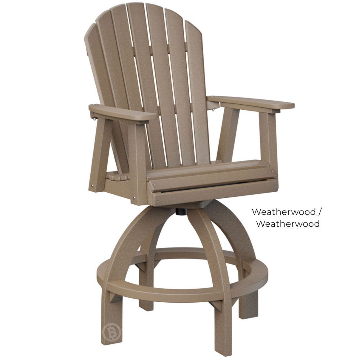 Berlin Gardens Comfo-Back Swivel Bar Chair