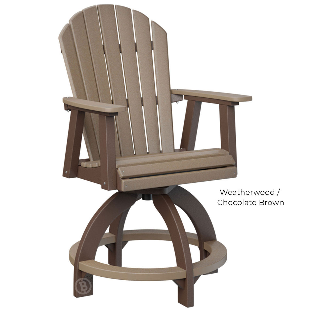 Berlin Gardens Comfo-Back Swivel Counter Chair