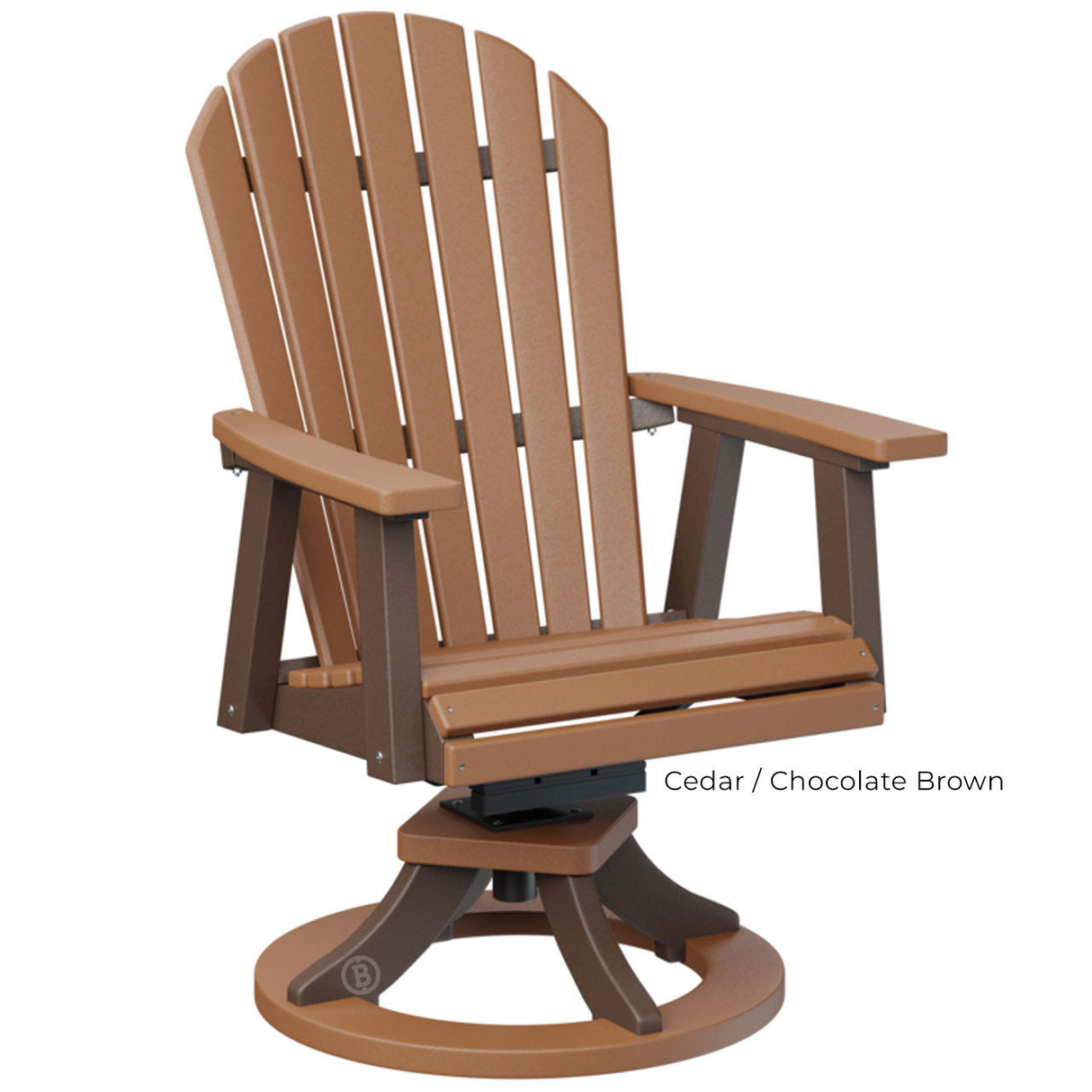 Berlin Gardens Comfo-Back Swivel Rocker Dining Chair