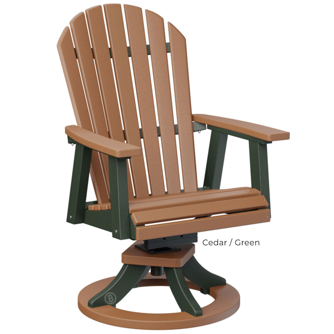 Berlin Gardens Comfo-Back Swivel Rocker Dining Chair