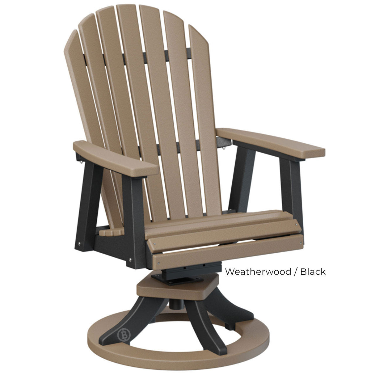 Berlin Gardens Comfo-Back Swivel Rocker Dining Chair