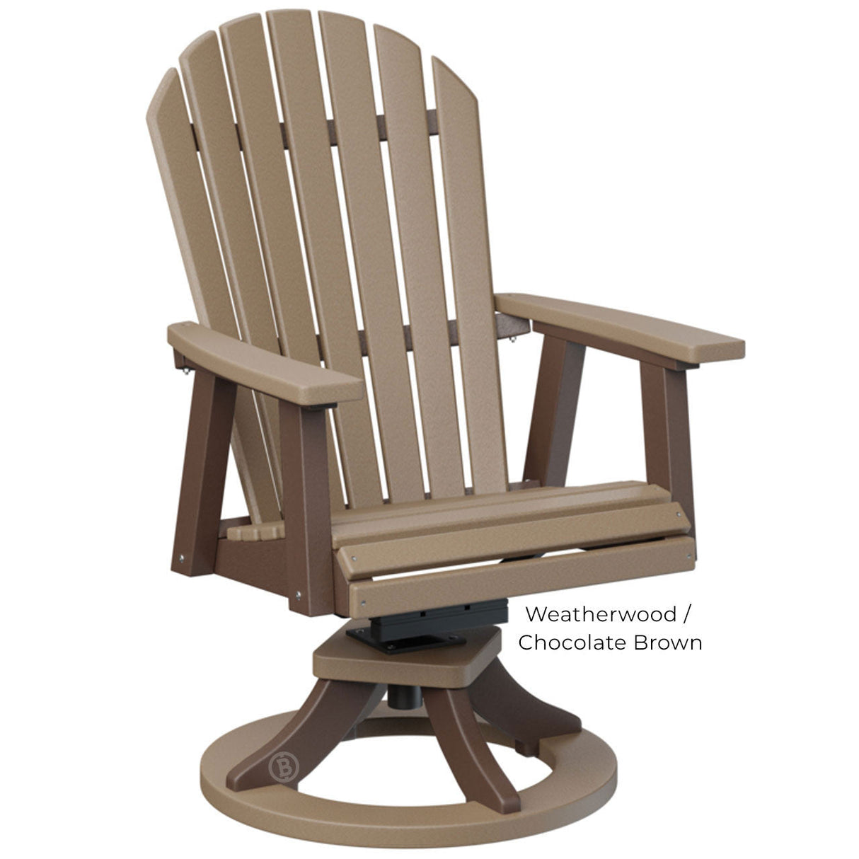 Berlin Gardens Comfo-Back Swivel Rocker Dining Chair