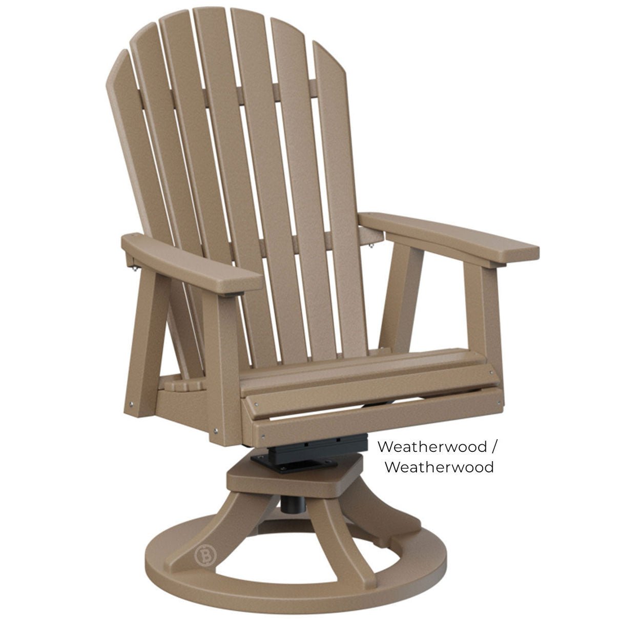 Berlin Gardens Comfo-Back Swivel Rocker Dining Chair