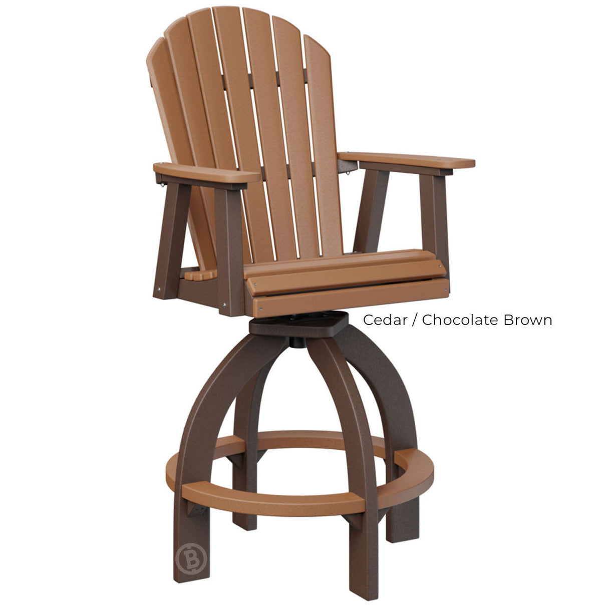 Berlin Gardens Comfo-Back Swivel 30" Bar XT Chair