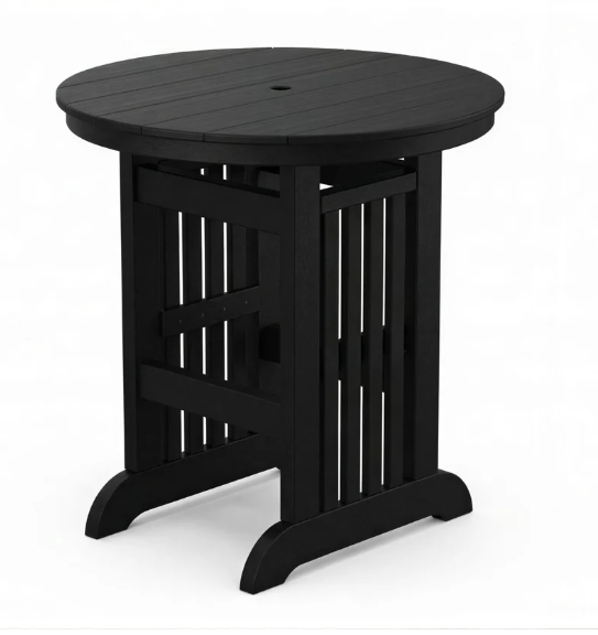Beaver Dam Farmhouse 35" Round Mission Counter Table