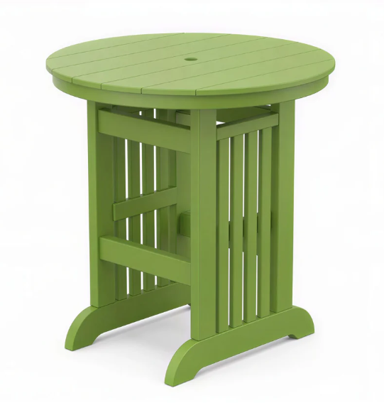 Beaver Dam Farmhouse 35" Round Mission Counter Table