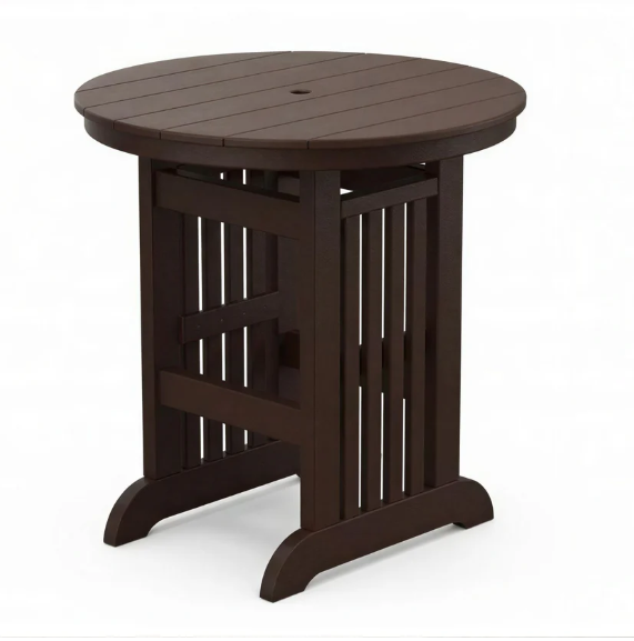 Beaver Dam Farmhouse 48" Round Mission Bar Table