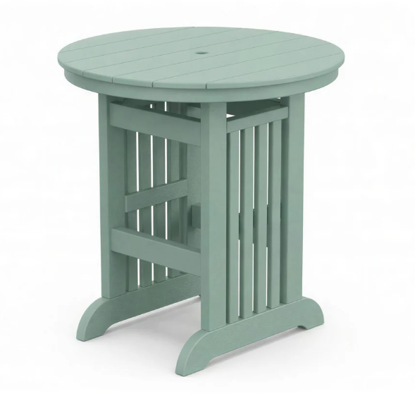 Beaver Dam Farmhouse 44" Round Mission Bar Table
