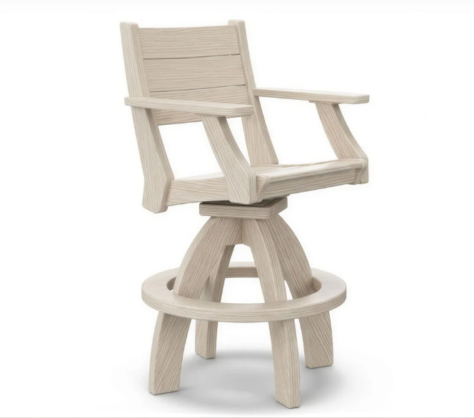 Beaver Dam Farmhouse Swivel Bar Chair