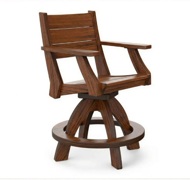 Beaver Dam Farmhouse Swivel Counter Chair