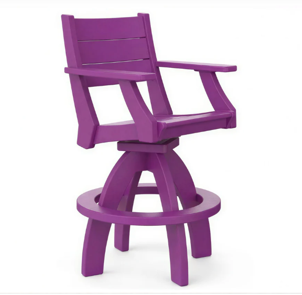 Beaver Dam Farmhouse Swivel Bar Chair