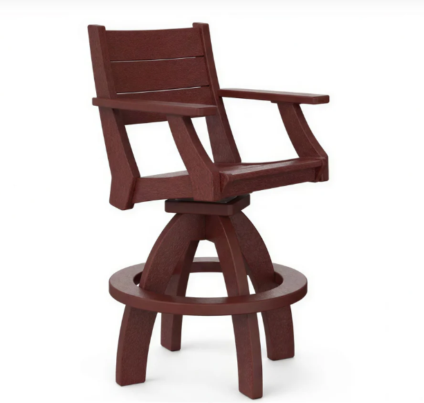 Beaver Dam Farmhouse Swivel Bar Chair