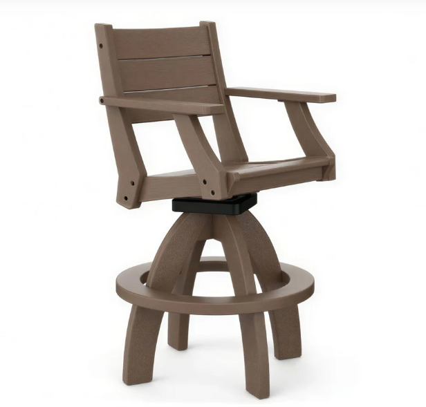 Beaver Dam Farmhouse Swivel Bar Chair