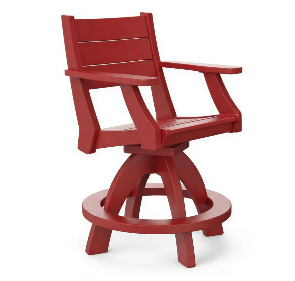 Beaver Dam Farmhouse Swivel Counter Chair