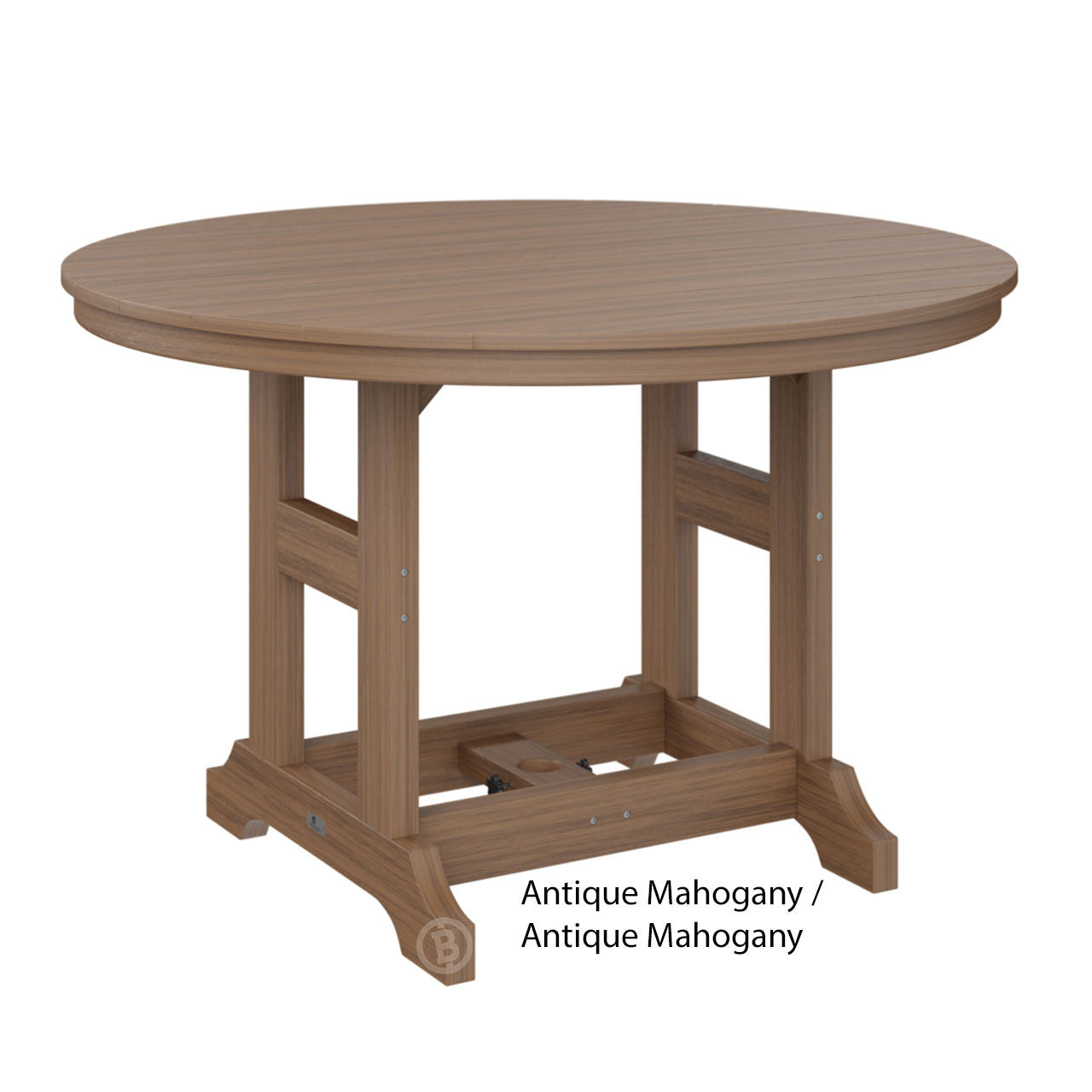 Berlin Gardens Garden Classic Standard Top 48" Round Dining Table