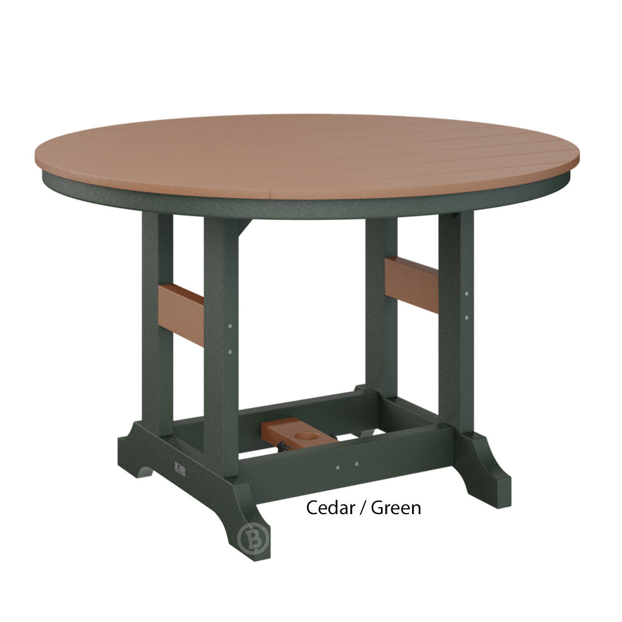 Berlin Gardens Garden Classic Standard Top 48" Round Dining Table