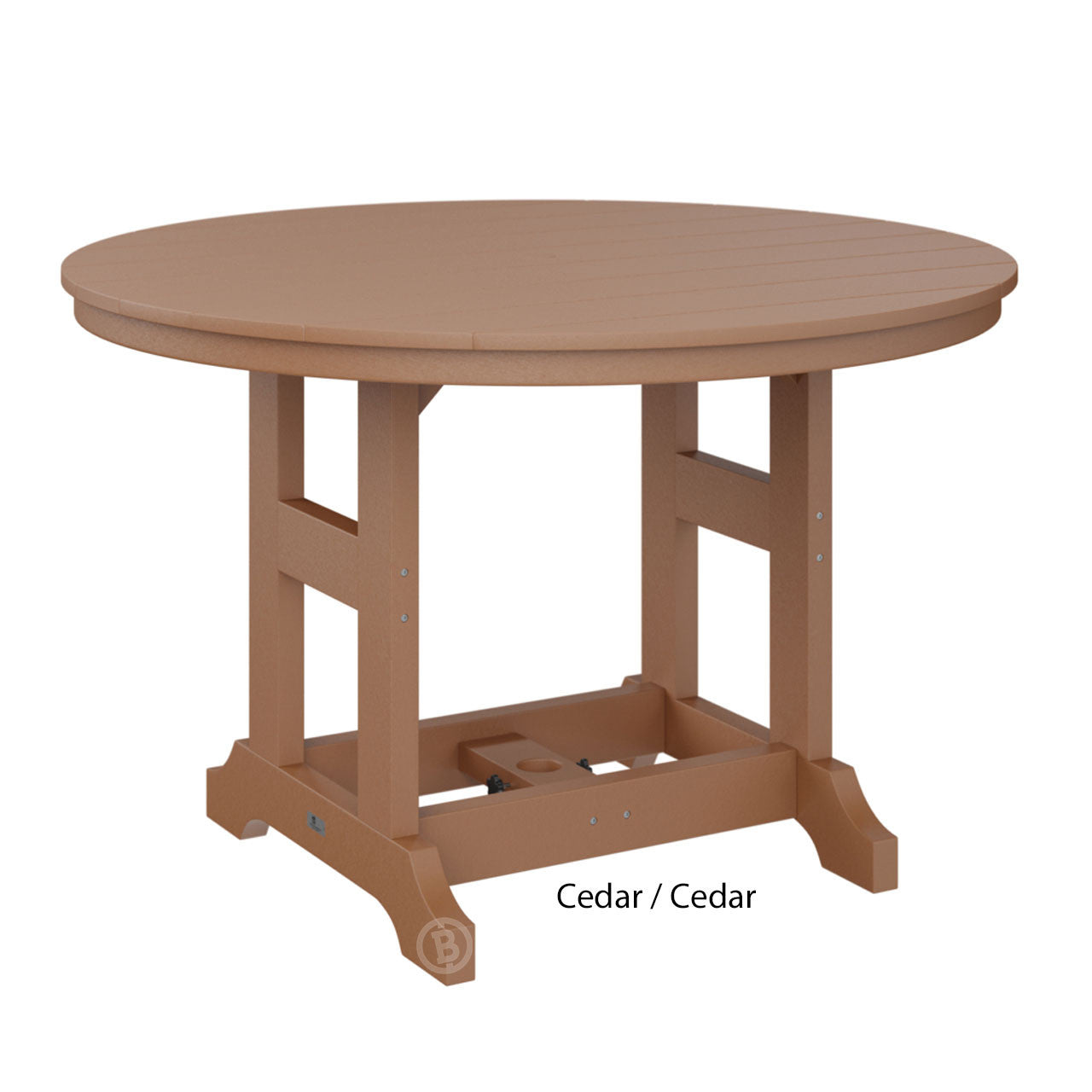 Berlin Gardens Garden Classic Standard Top 48" Round Dining Table