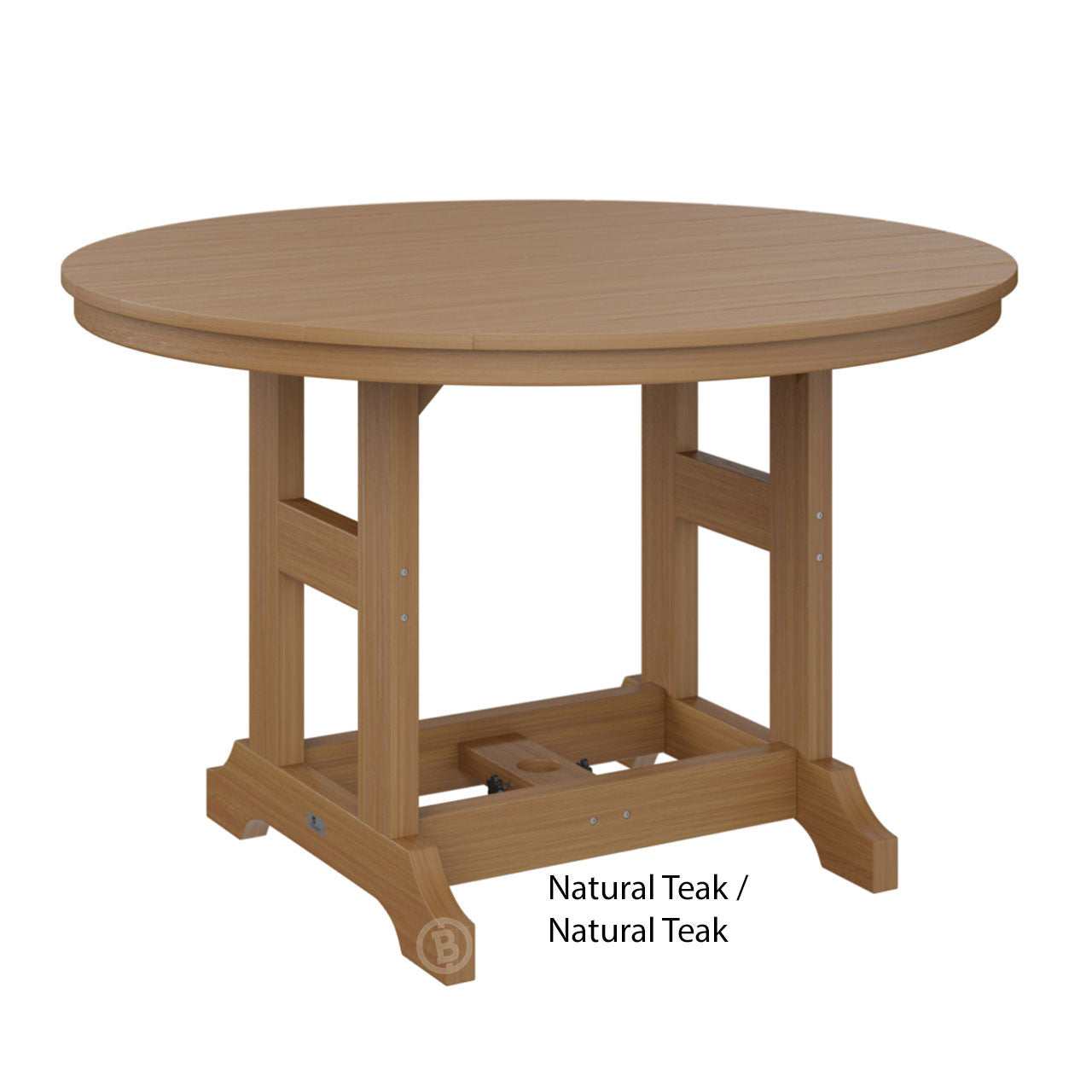Berlin Gardens Garden Classic Standard Top 48" Round Dining Table