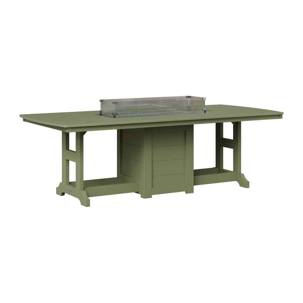 Berlin Gardens Garden Classic Standard Top 44" x 96" Rectangular Fire Bar Table