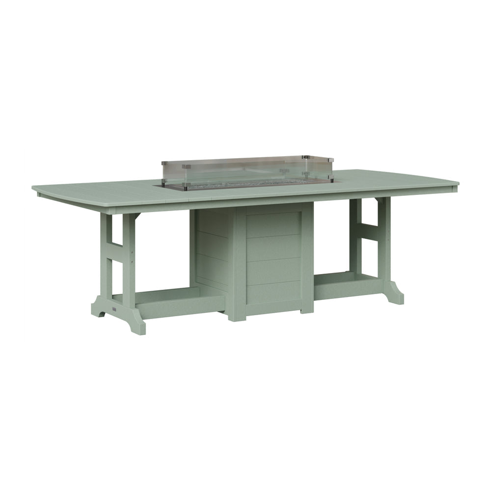 Berlin Gardens Garden Classic Standard Top 44" x 96" Rectangular Fire Counter Table