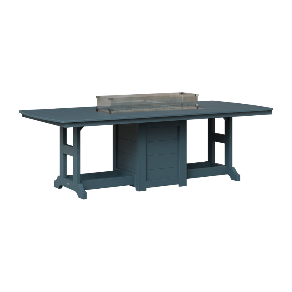 Berlin Gardens Garden Classic Standard Top 44" x 96" Rectangular Fire Bar Table