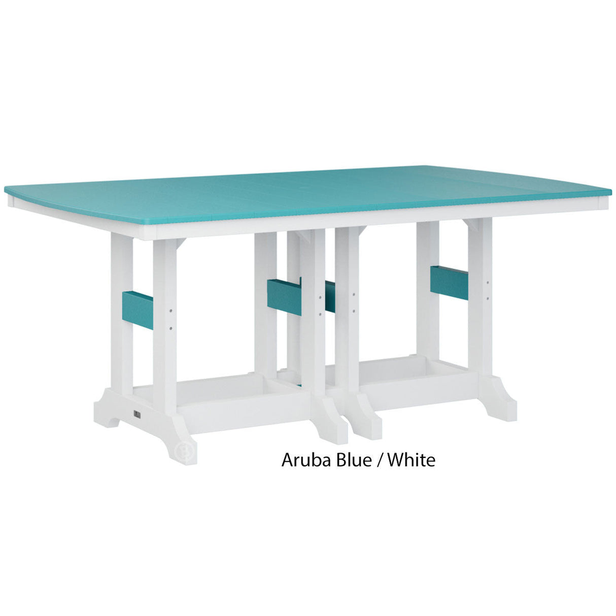 Berlin Gardens Garden Classic Standard Top 44" x 72" Rectangular Bar Table