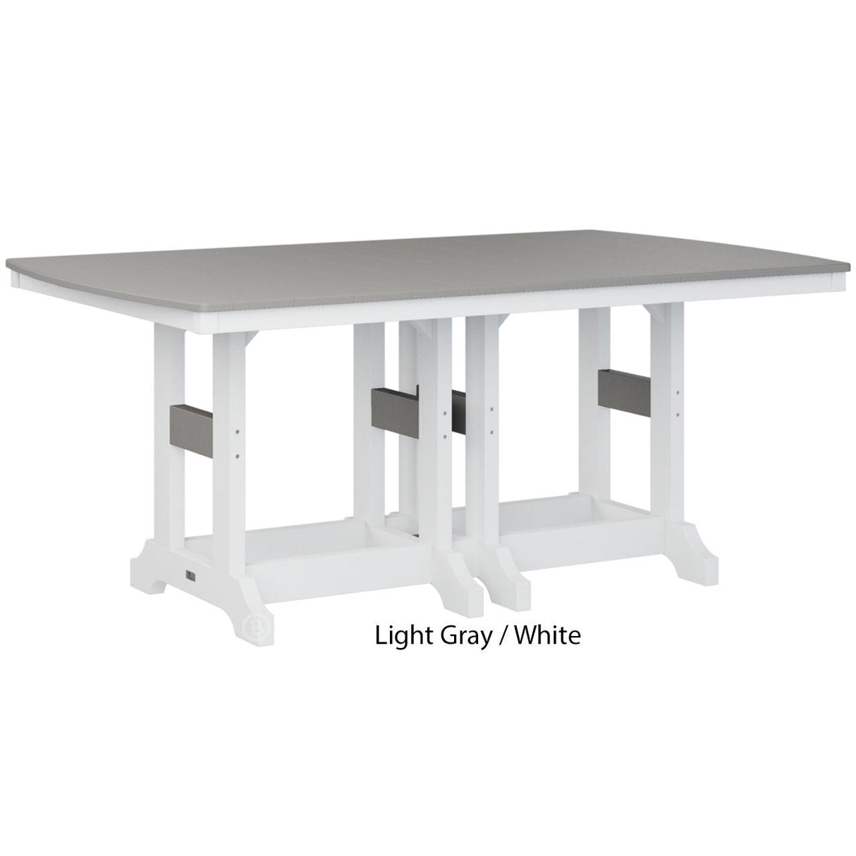 Berlin Gardens Garden Classic Standard Top 44" x 72" Rectangular Counter Table