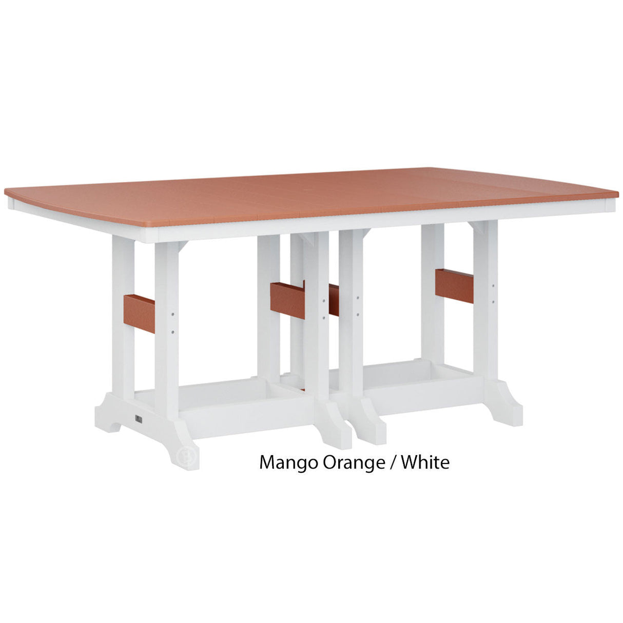 Berlin Gardens Garden Classic Standard Top 44" x 72" Rectangular Counter Table