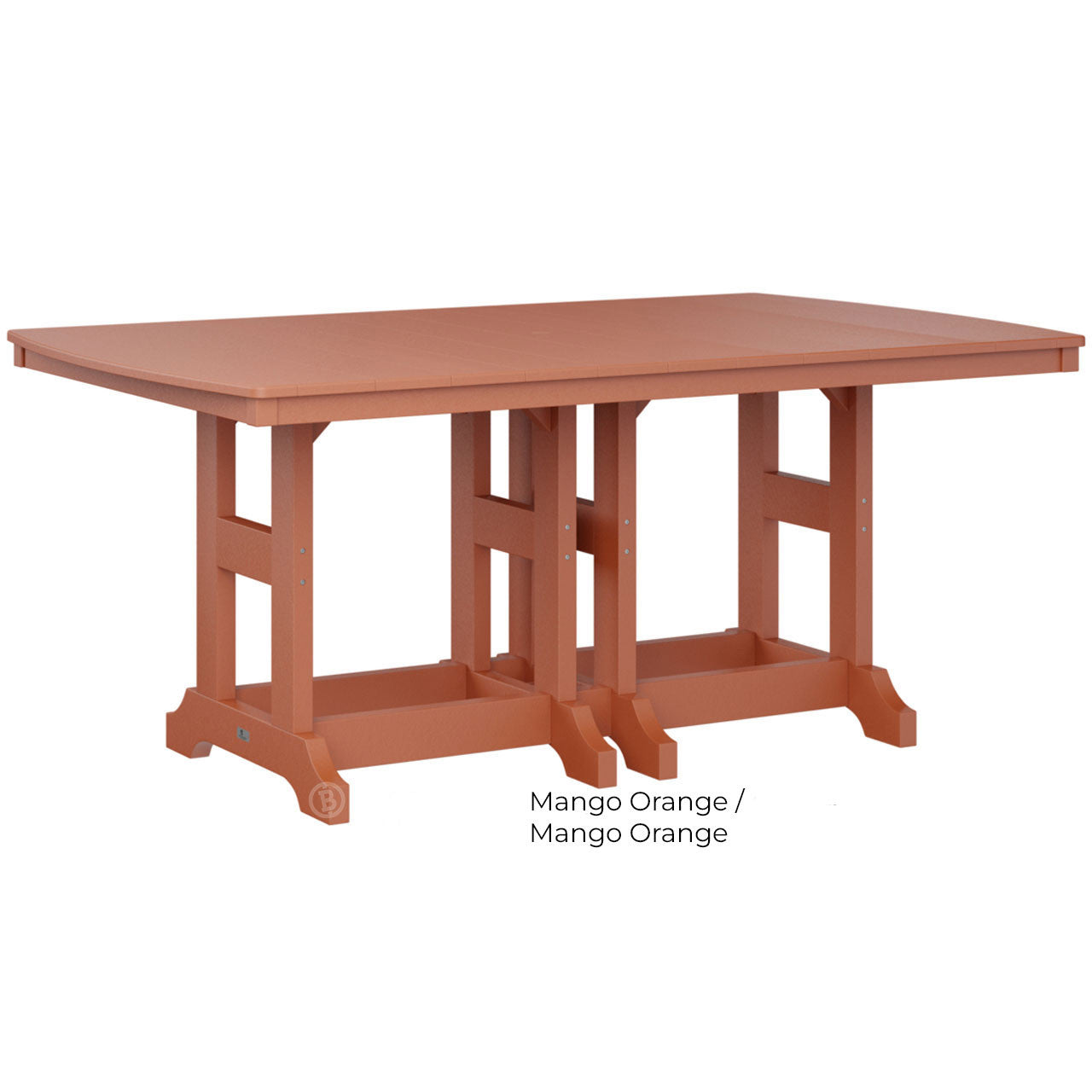 Berlin Gardens Garden Classic Standard Top 44" x 72" Rectangular Counter Table