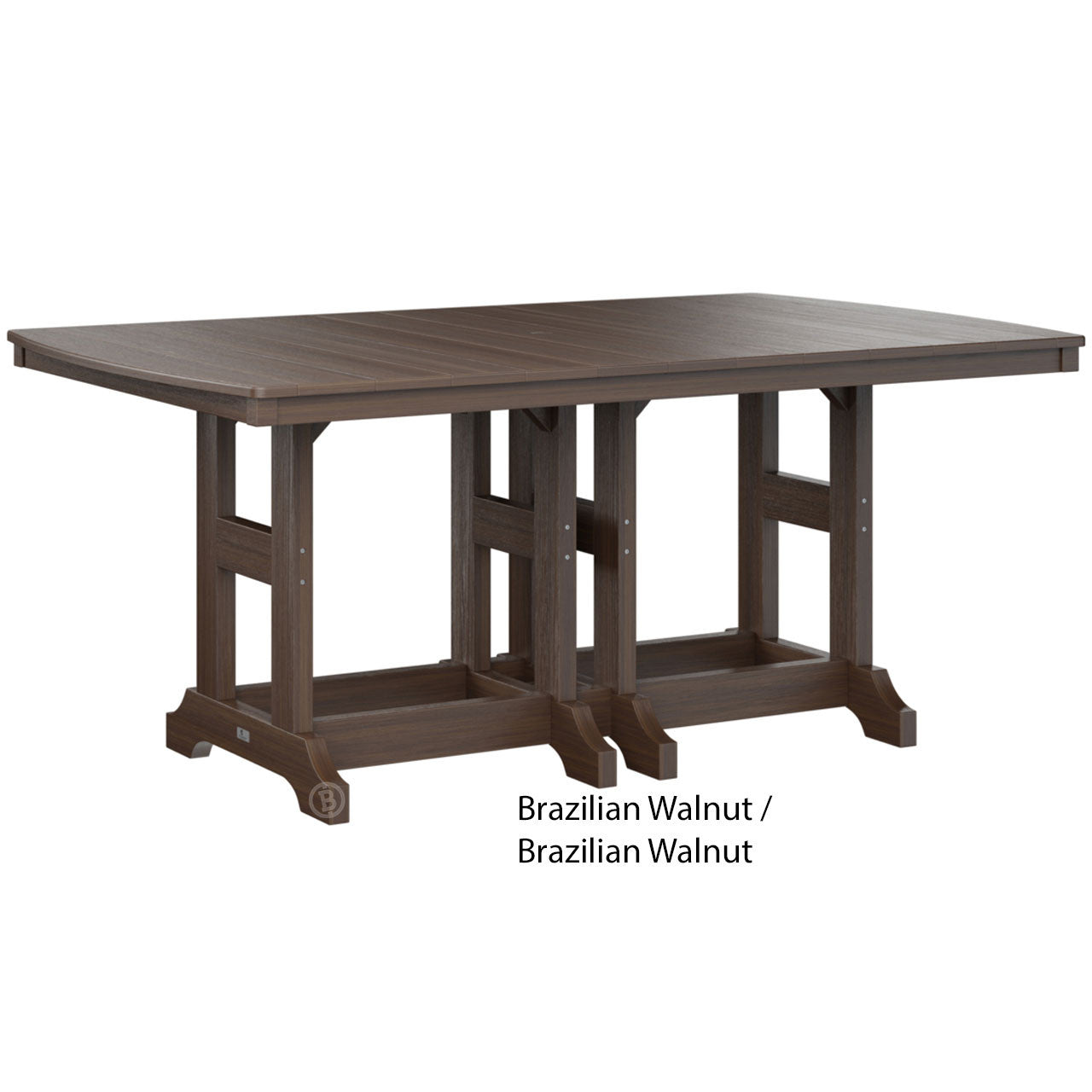 Berlin Gardens Garden Classic Standard Top 44" x 72" Rectangular Dining Table