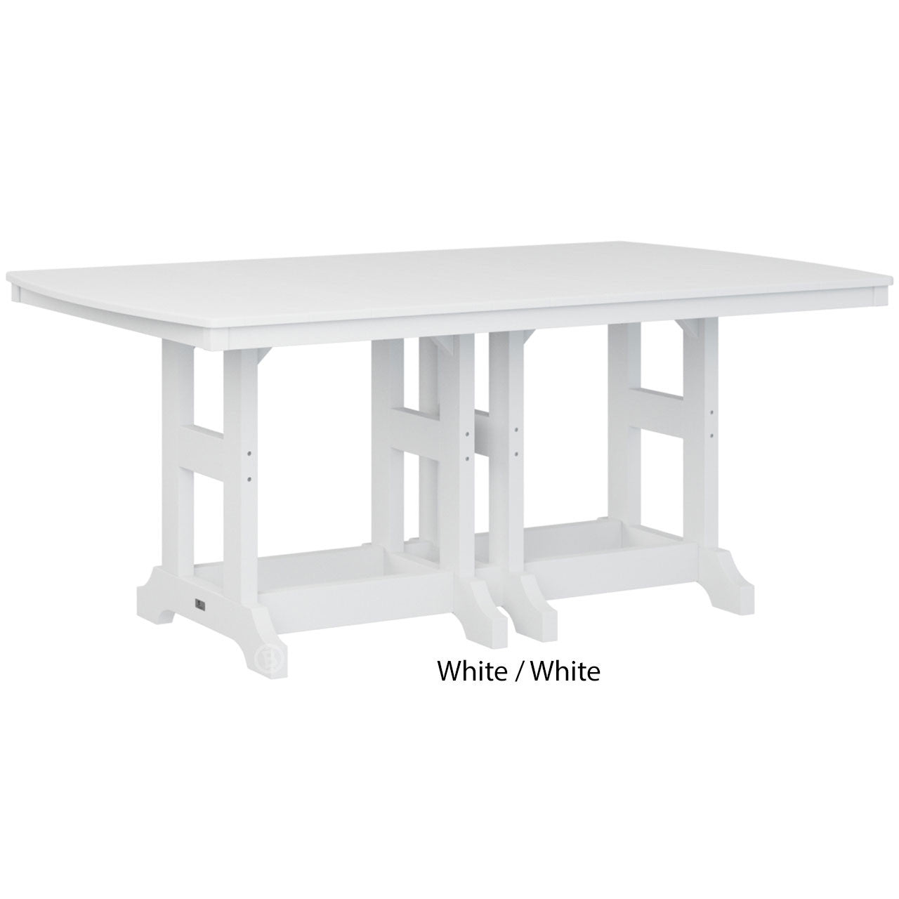 Berlin Gardens Garden Classic Standard Top 44" x 72" Rectangular Dining Table