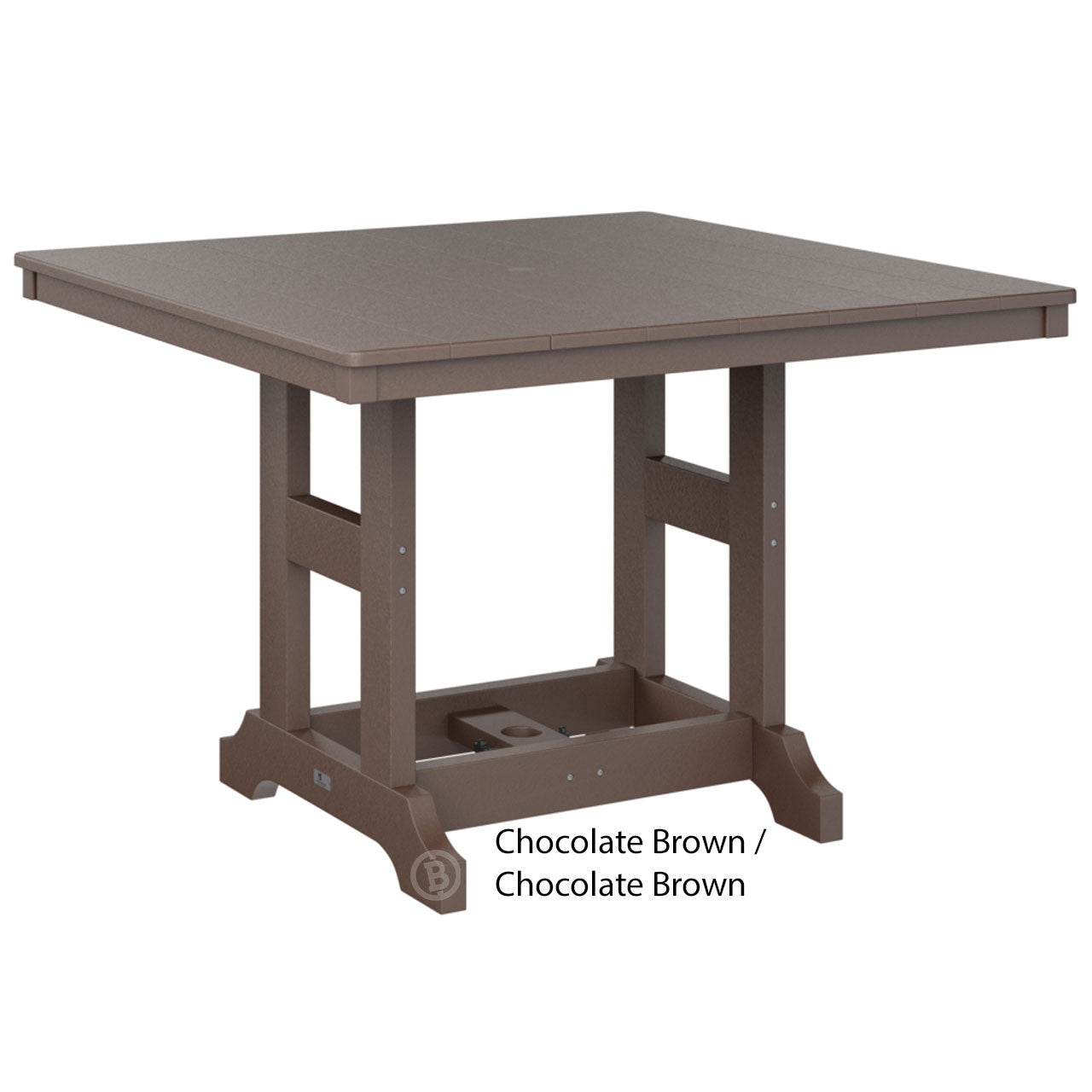 Berlin Gardens Garden Classic Standard Top 44" Square Counter Table