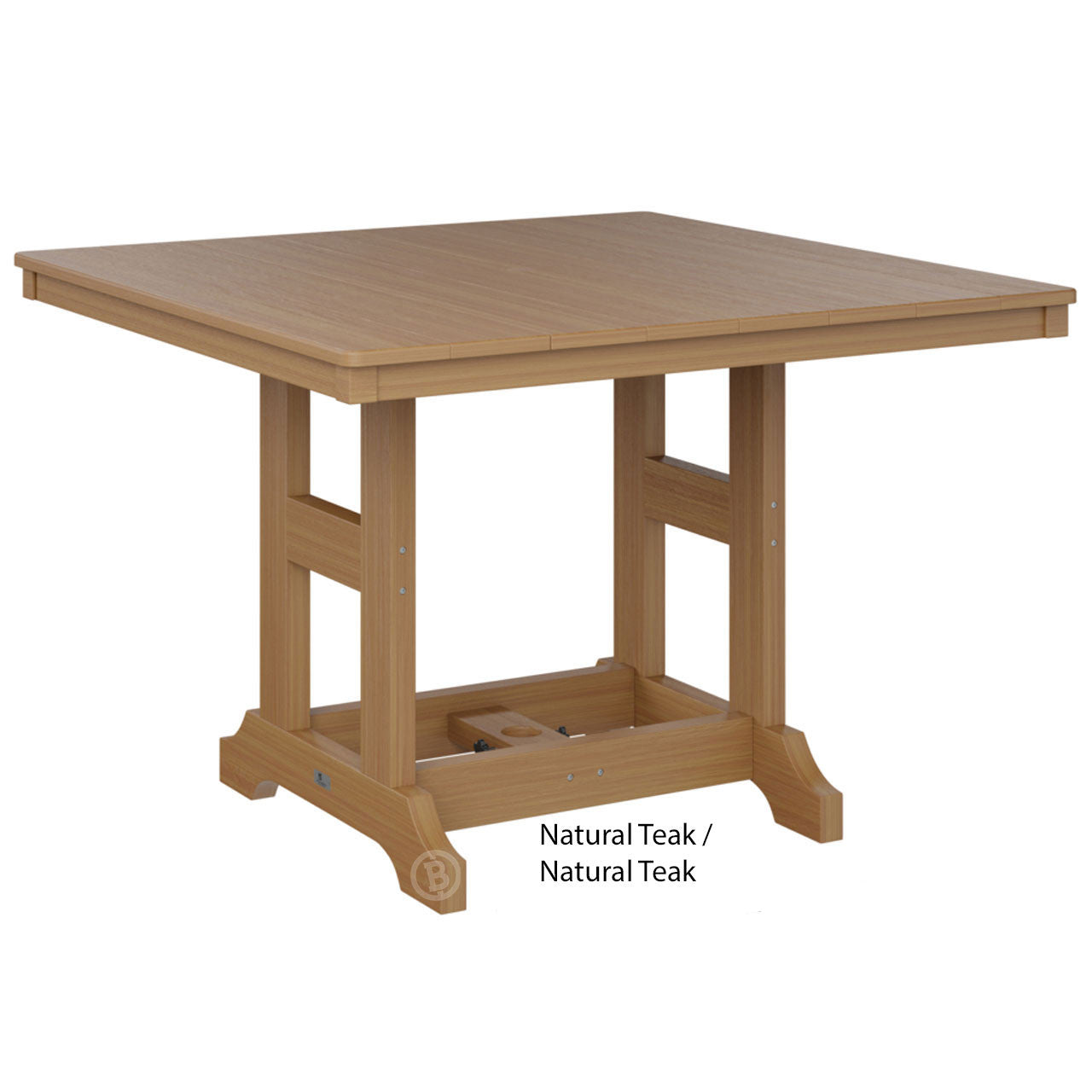 Berlin Gardens Garden Classic Standard Top 44" Square Counter Table