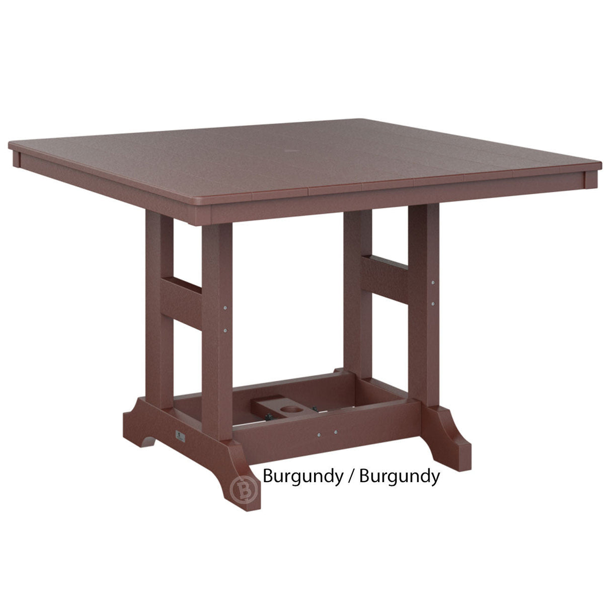 Berlin Gardens Garden Classic Standard Top 44" Square Dining Table