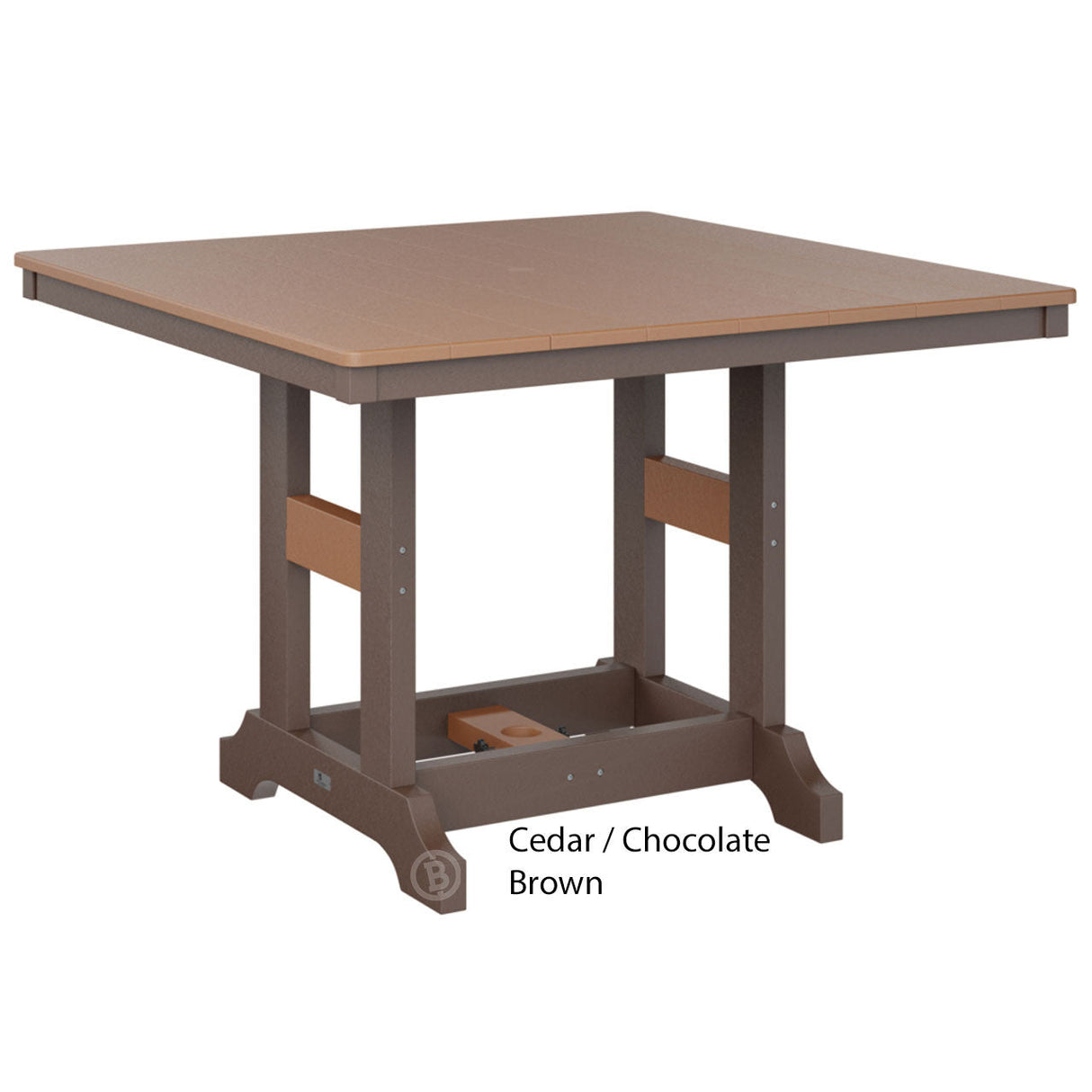 Berlin Gardens Garden Classic Standard Top 44" Square Dining Table