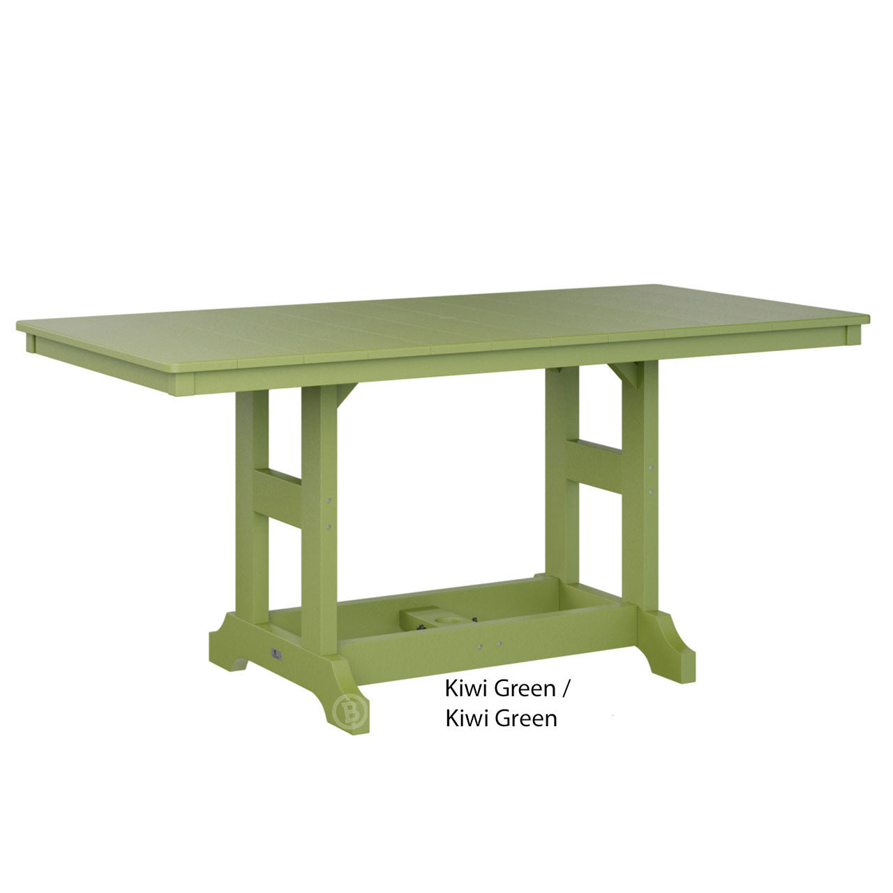 Berlin Gardens Garden Classic Standard Top 33" x 66" Rectangular Bar Table