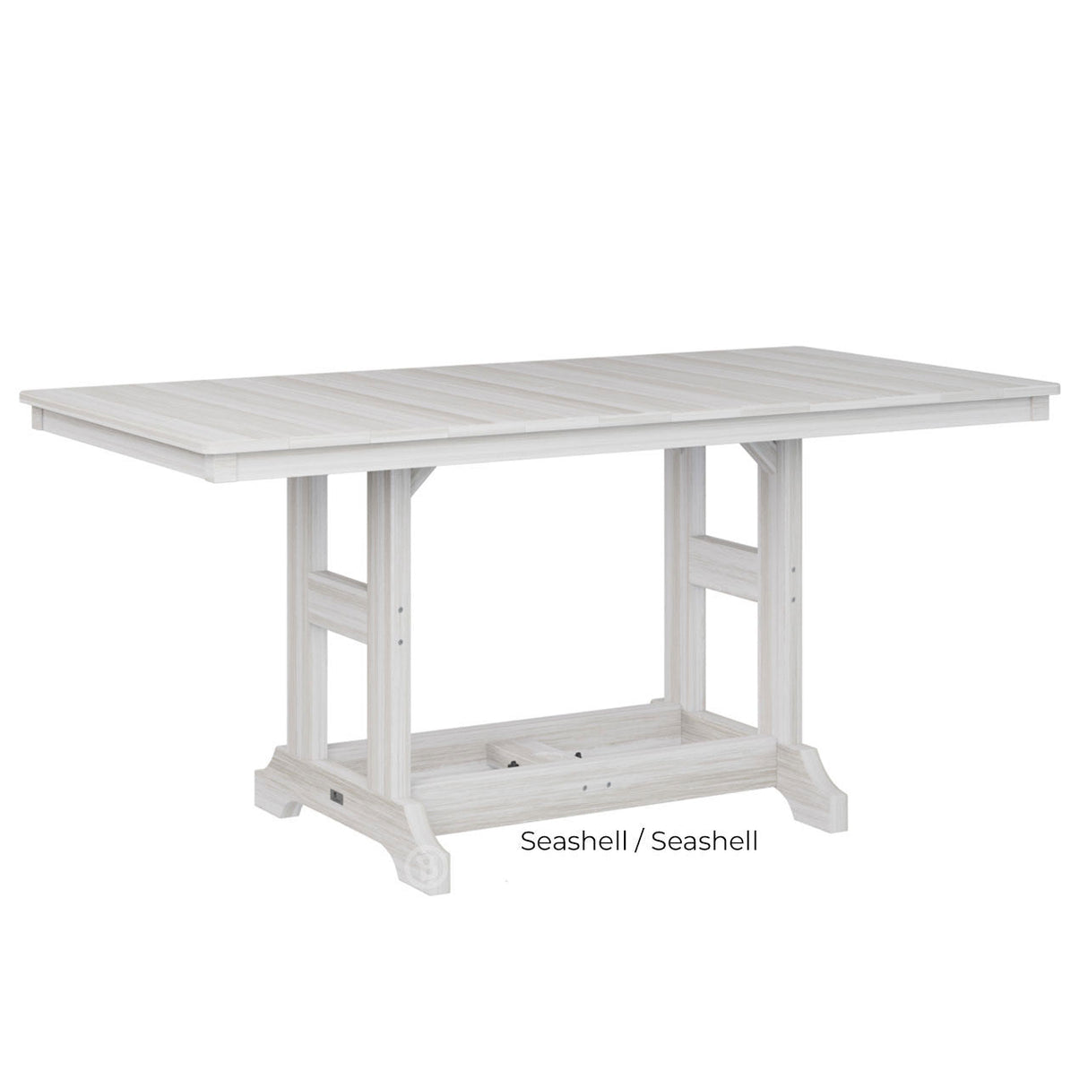 Berlin Gardens Garden Classic Standard Top 33" x 66" Rectangular Bar Table