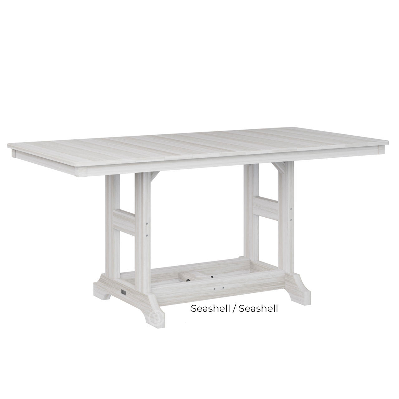 Berlin Gardens Garden Classic Standard Top 33" x 66" Rectangular Bar Table