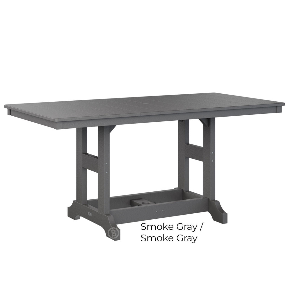 Berlin Gardens Garden Classic Standard Top 33" x 66" Rectangular Bar Table