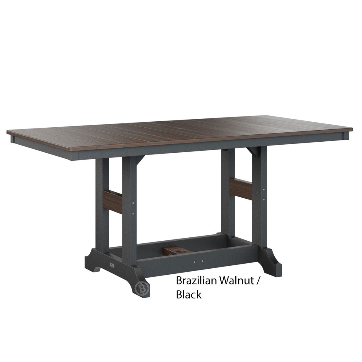 Berlin Gardens Garden Classic Standard Top 33" x 66" Rectangular Dining Table