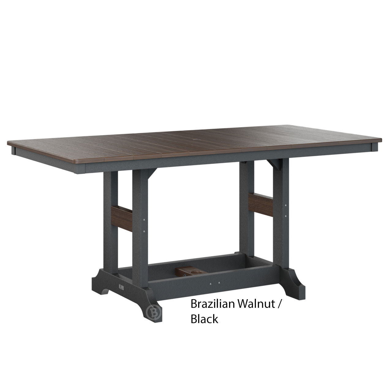 Berlin Gardens Garden Classic Standard Top 33" x 66" Rectangular Dining Table