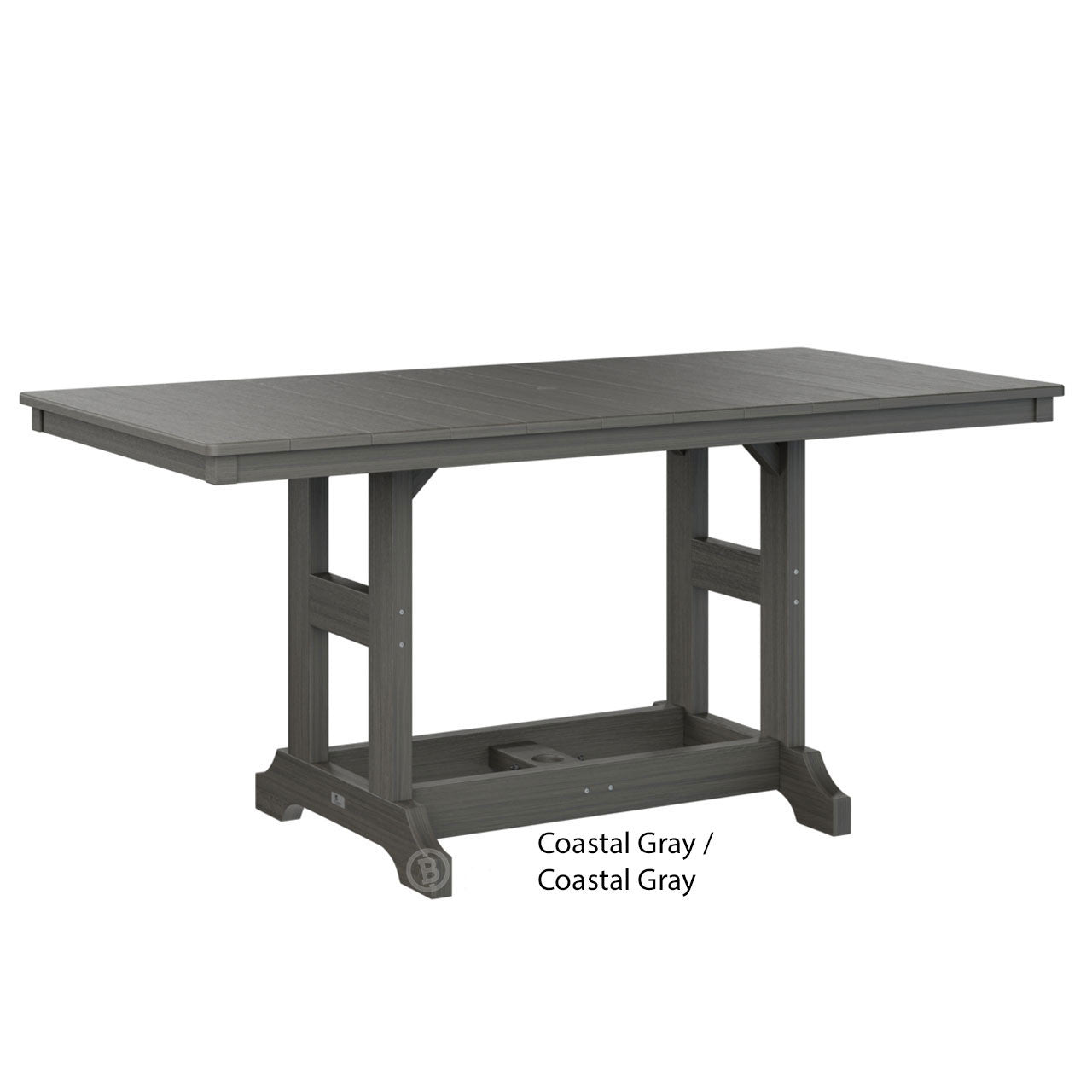 Berlin Gardens Garden Classic Standard Top 33" x 66" Rectangular Dining Table