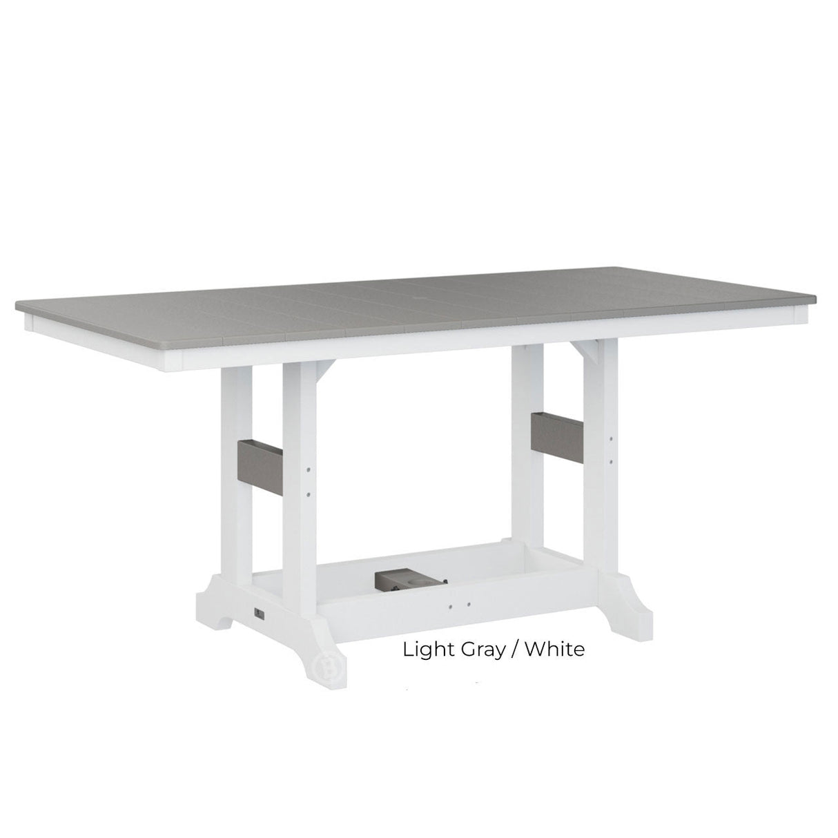 Berlin Gardens Garden Classic Standard Top 33" x 66" Rectangular Dining Table