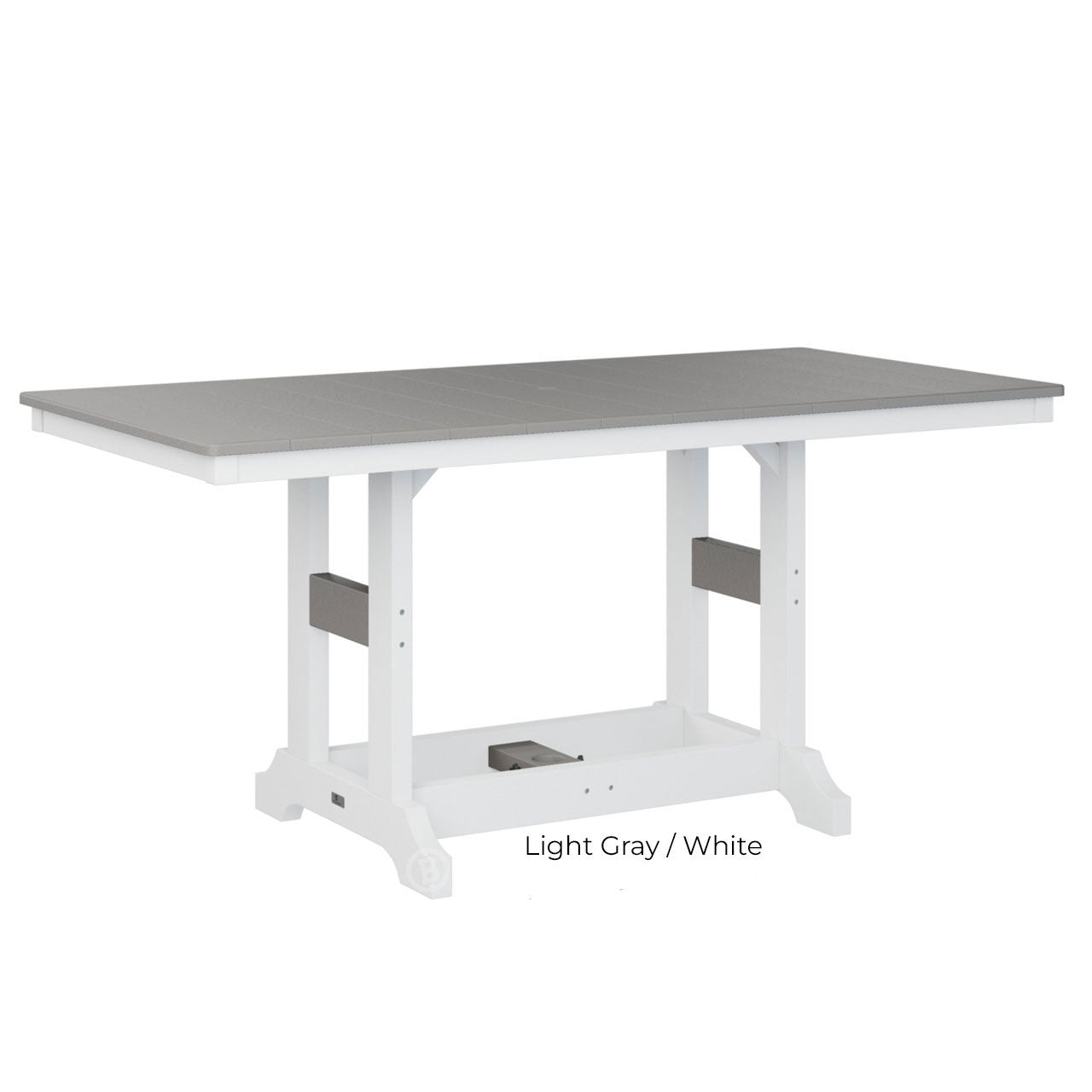 Berlin Gardens Garden Classic Standard Top 33" x 66" Rectangular Dining Table