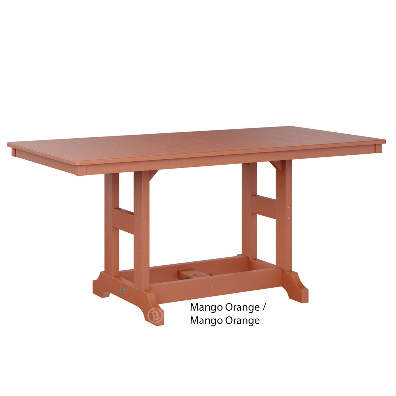 Berlin Gardens Garden Classic Standard Top 33" x 66" Rectangular Dining Table