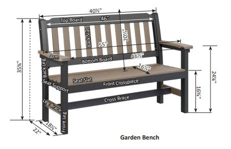 Berlin Gardens Garden Bench