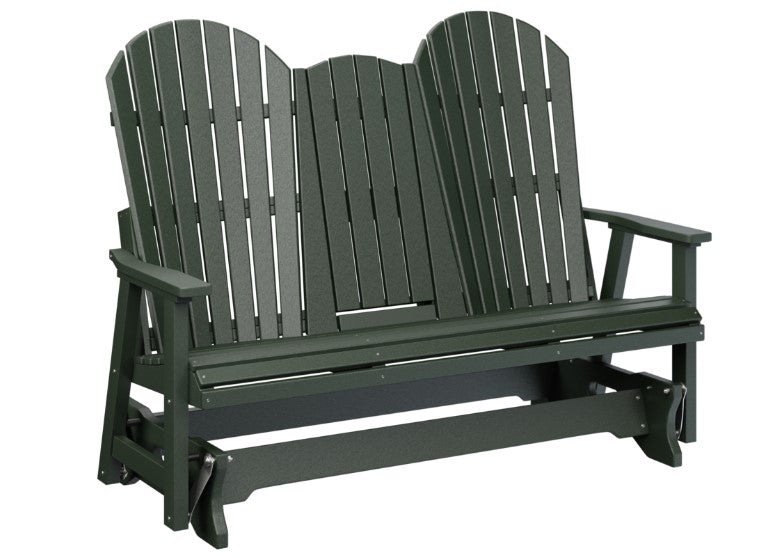 Berlin Gardens Comfo-Back Three Seat Glider w/Console Allochrome Brackets