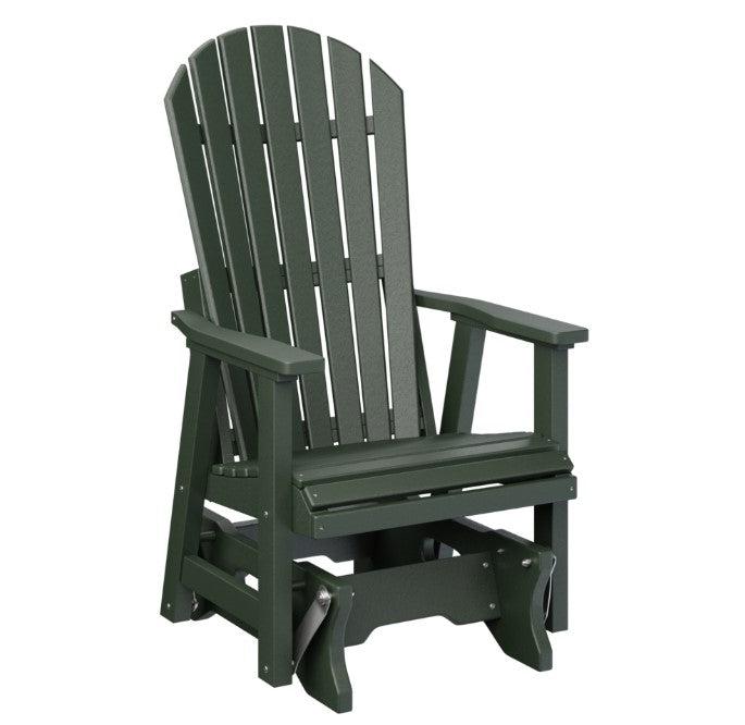 Berlin Gardens Comfo-Back Single Glider with Allochrome Brackets