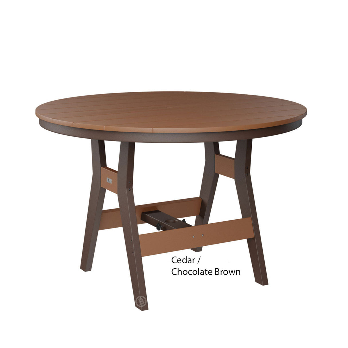 Berlin Gardens Harbor Bar Tables Standard Top 48" Round Bar Table