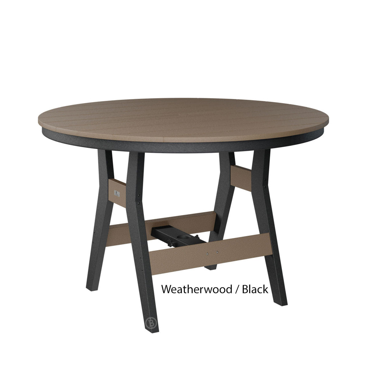 Berlin Gardens Harbor Bar Tables Standard Top 48" Round Bar Table